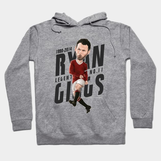 Ryan Giggs Hoodie by cattafound